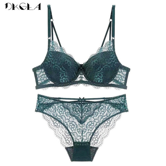 Ensemble Soutien‑Gorge Push‑Up & Culotte en Dentelle