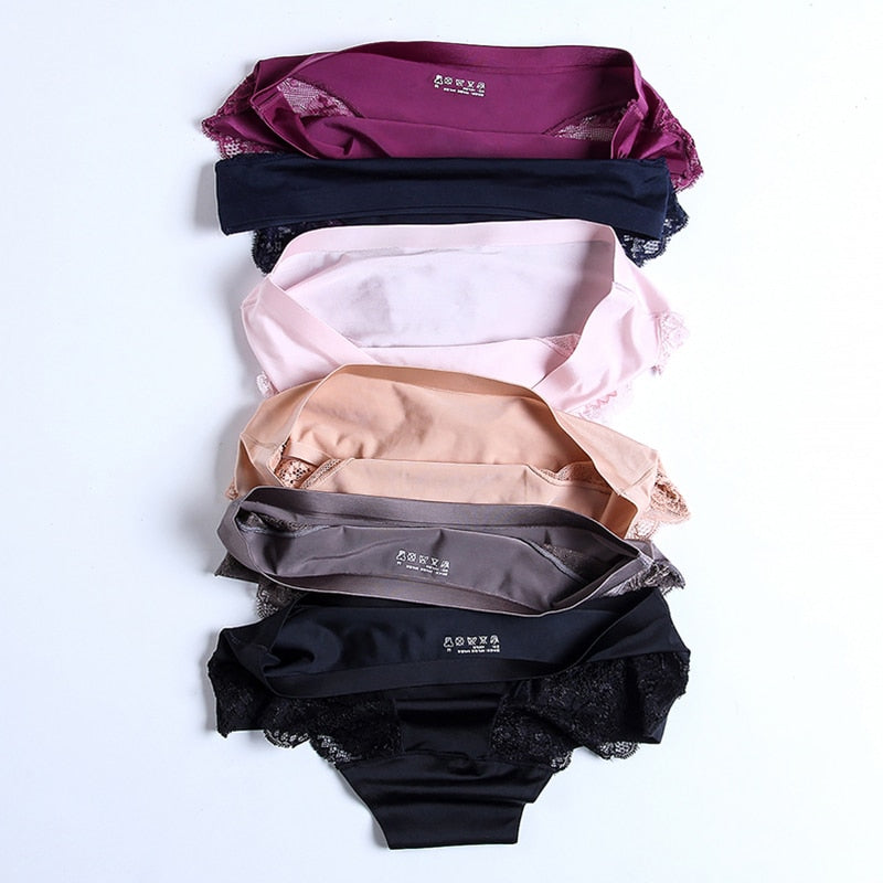 seamless lace women's briefs