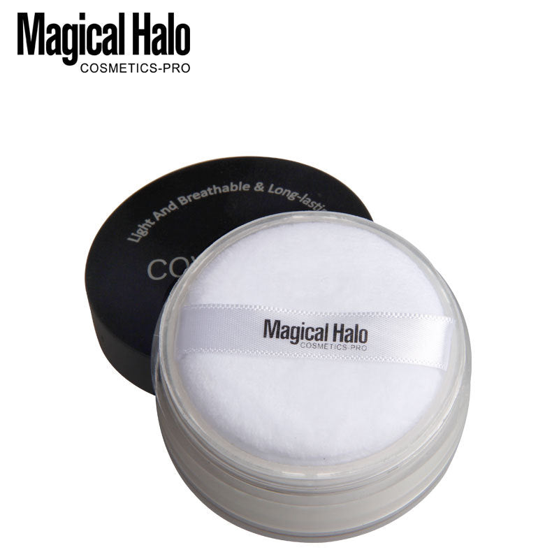Makeup Magical Halo Three-Color Natural Concealer Loose Powder Fixed Honey Waterproof Does Not Take Off