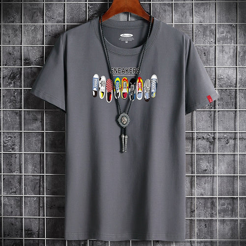 Anime Goth Oversized Graphic T Shirt Summer for Men Clothing