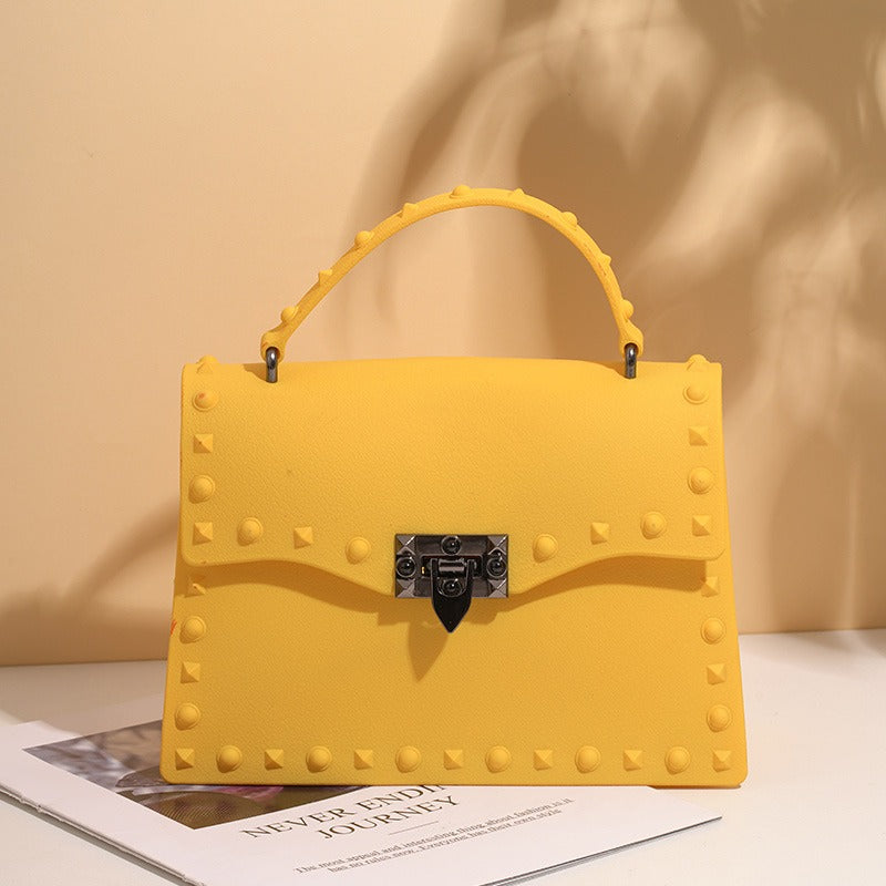 mini PVC jelly chain shoulder bag