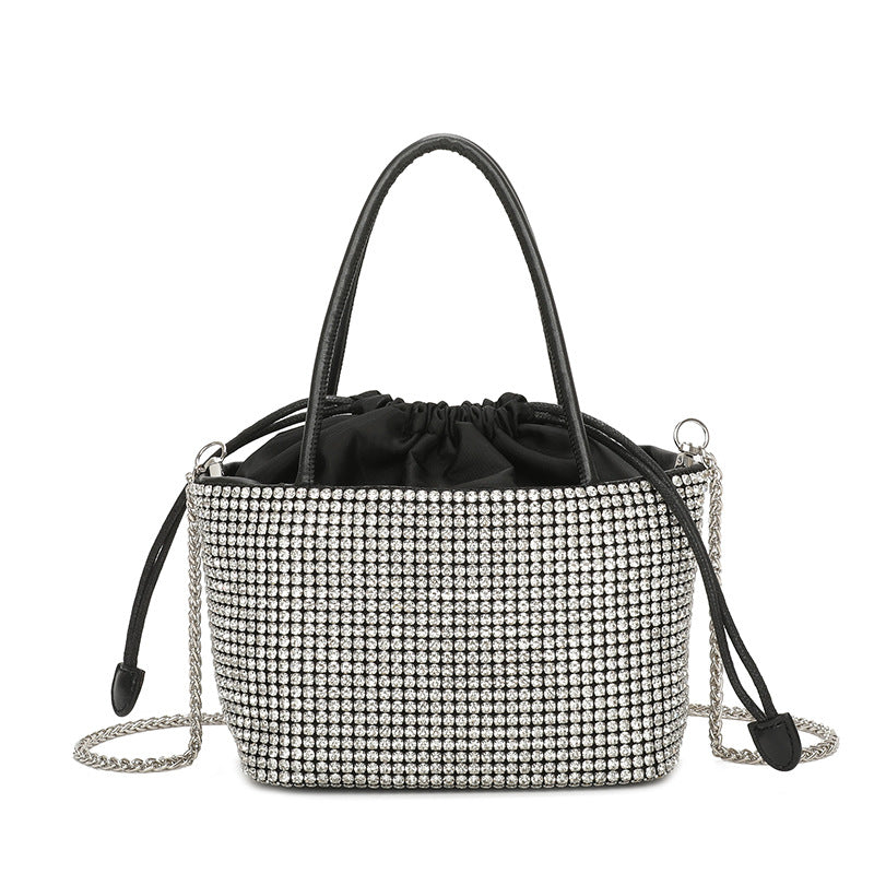 rhinestone embellished evening clutch