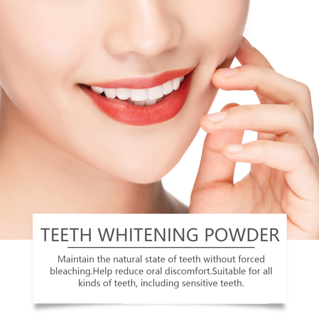 jar of oral care tooth powder