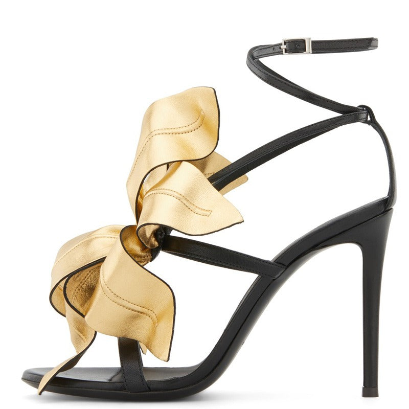 slim high heel fashion sandals