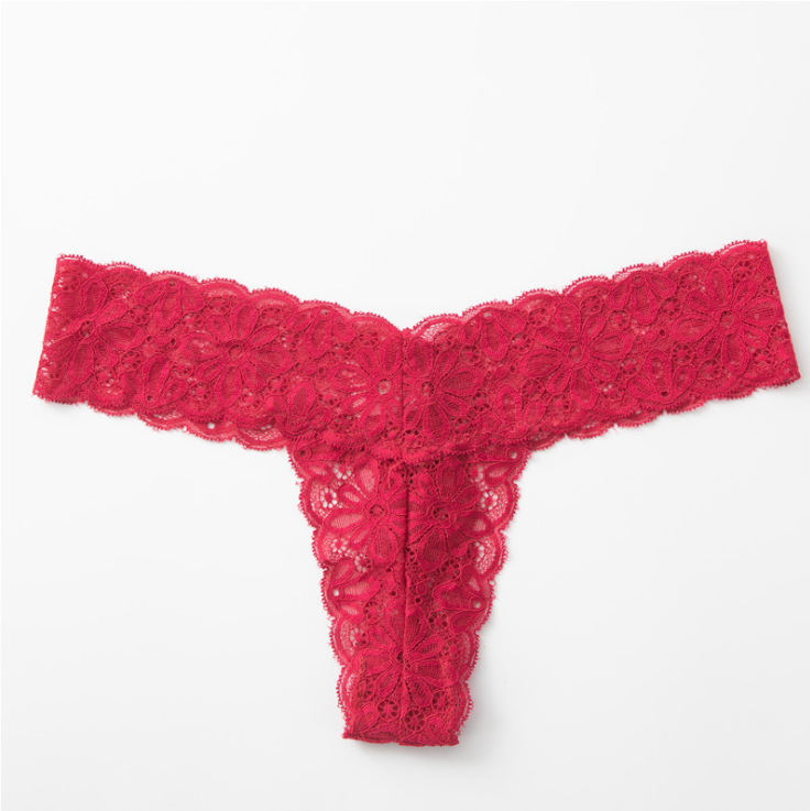 women's lace thong T-back underwear