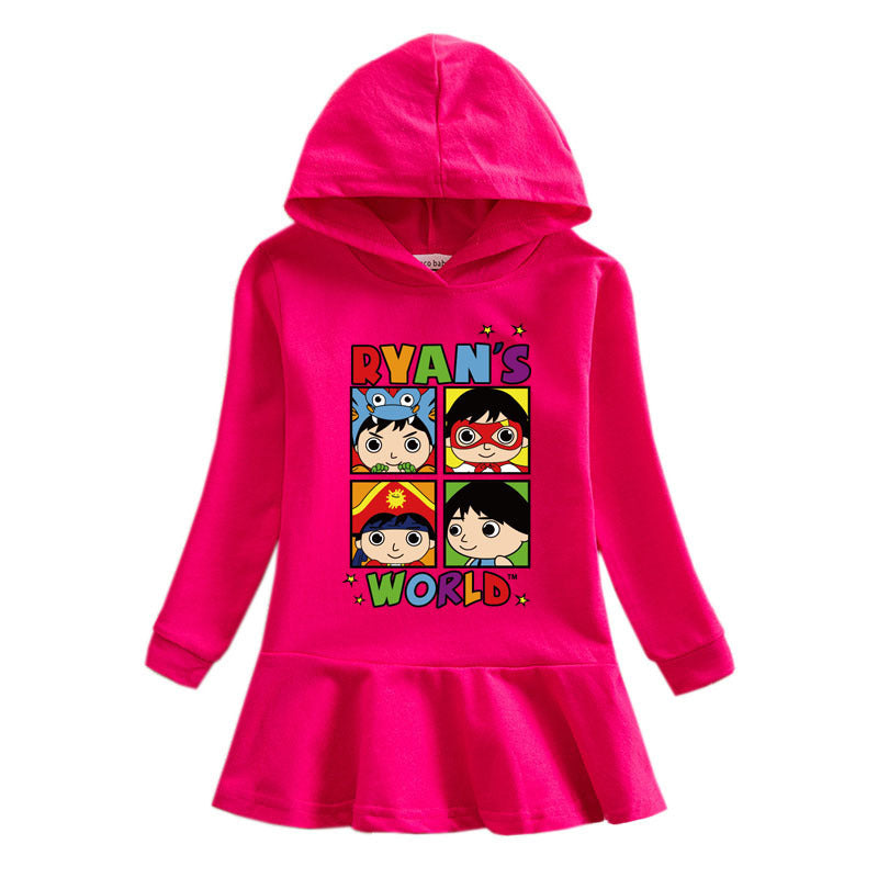 Fille à capuche Robe de critique des jouets de Ryan