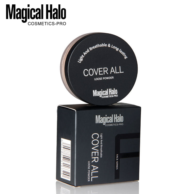 Makeup Magical Halo Three-Color Natural Concealer Loose Powder Fixed Honey Waterproof Does Not Take Off