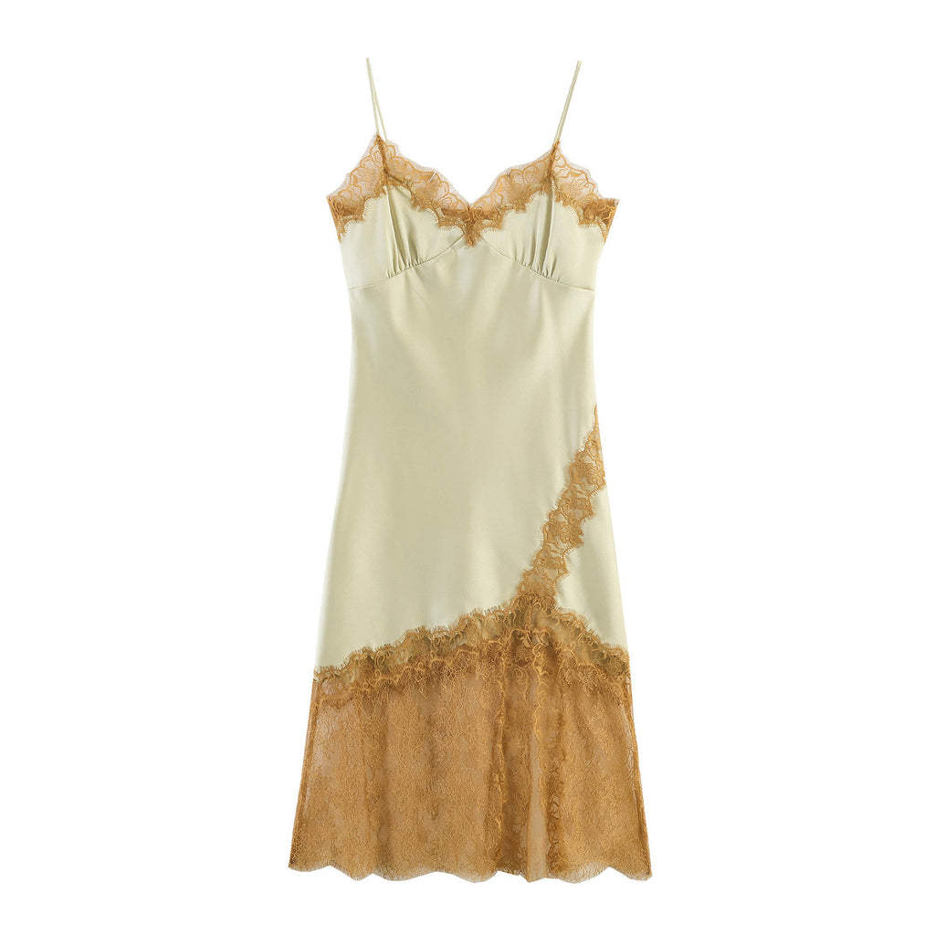 lace style sleeveless short dress