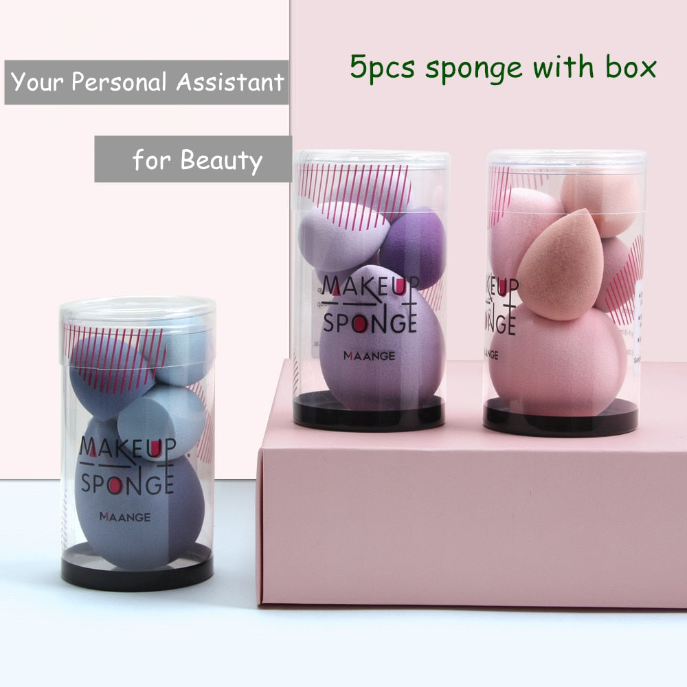 5-Piece Mini Makeup Sponge Set