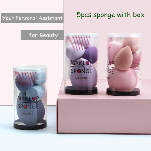 five mini makeup sponge blenders