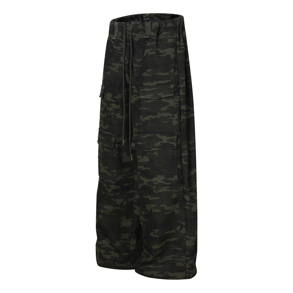 Camouflage workwear pants for men.