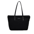 Large Lambskin-Style Tote Bag