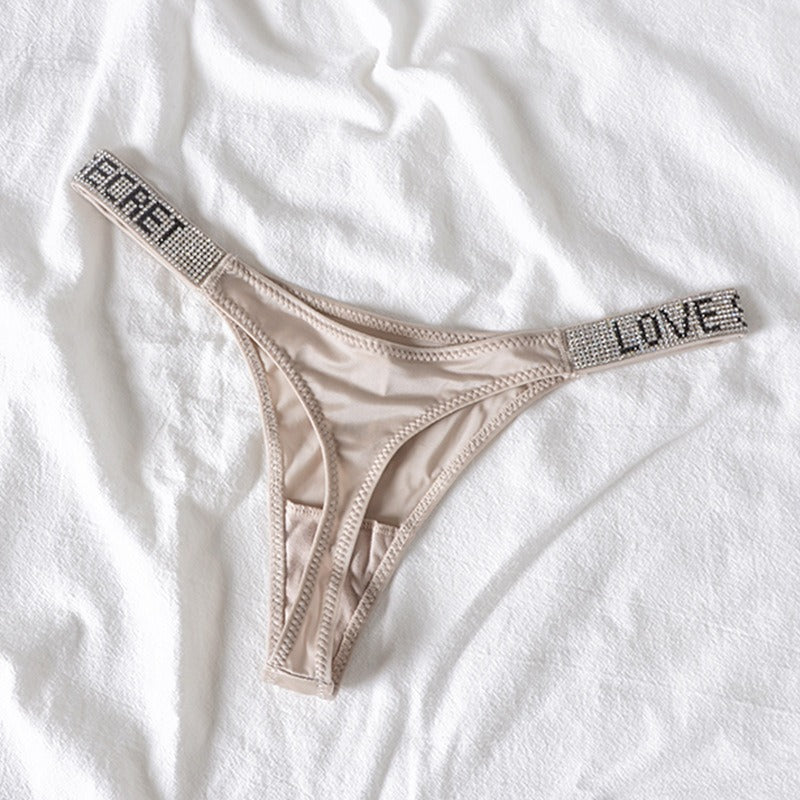 Tanga com Strass Cintura Baixa