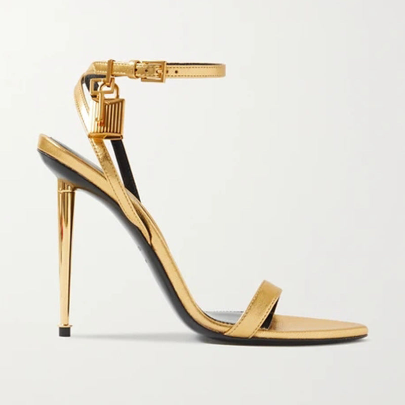 Sculptural High Heel Sandals