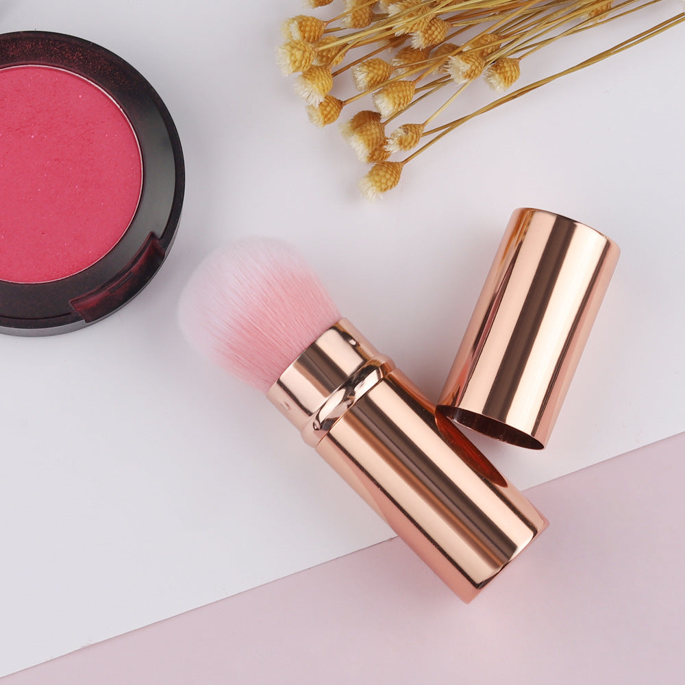 Portable makeup brush telescopic