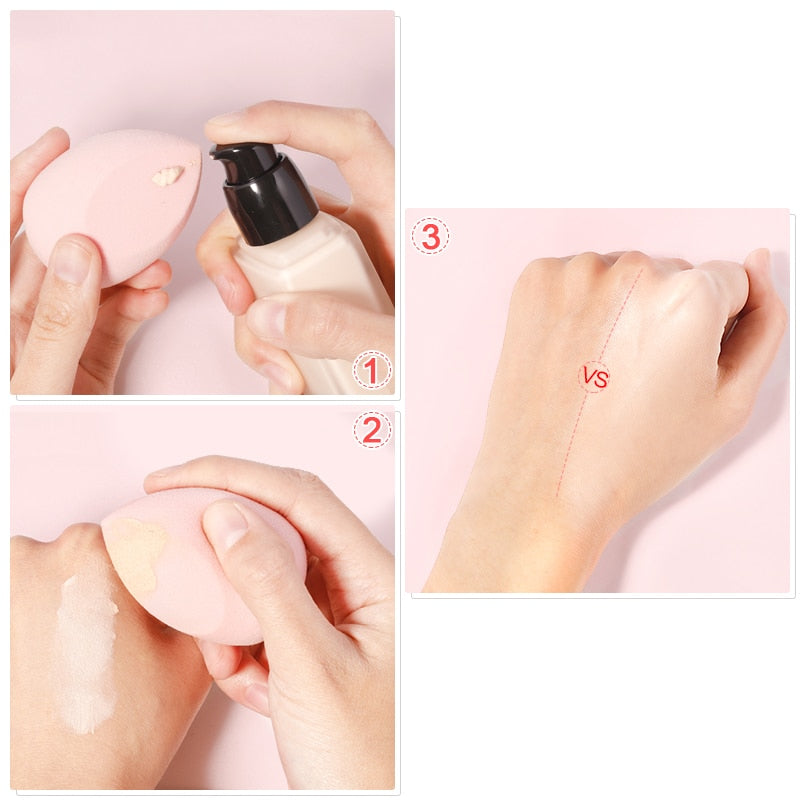 five mini makeup sponge blenders