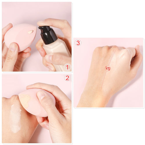 five mini makeup sponge blenders