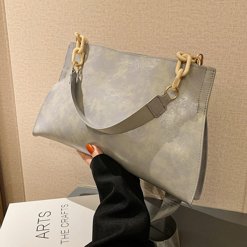 soft PU crossbody shoulder bag