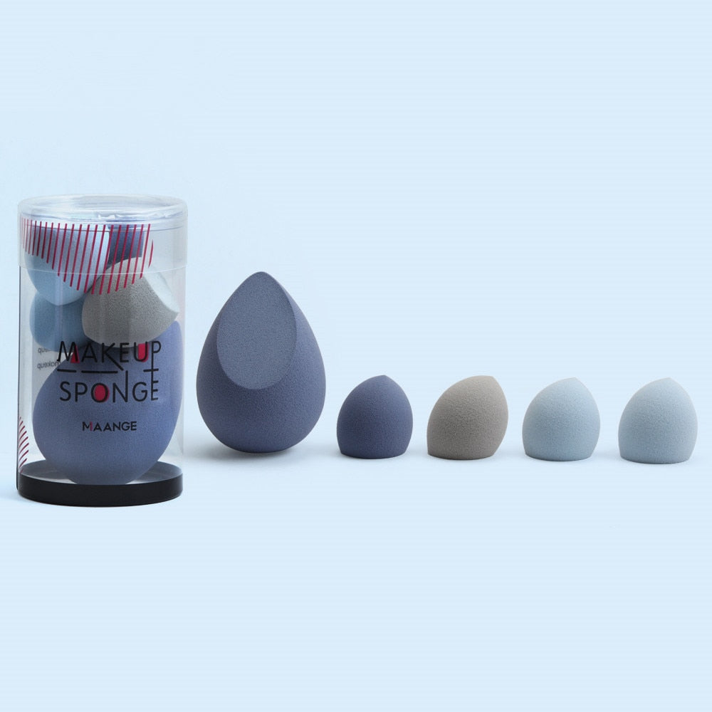 five mini makeup sponge blenders