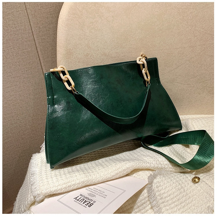 soft PU crossbody shoulder bag