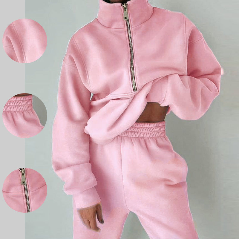 Women's fleece hoodie with matching pants