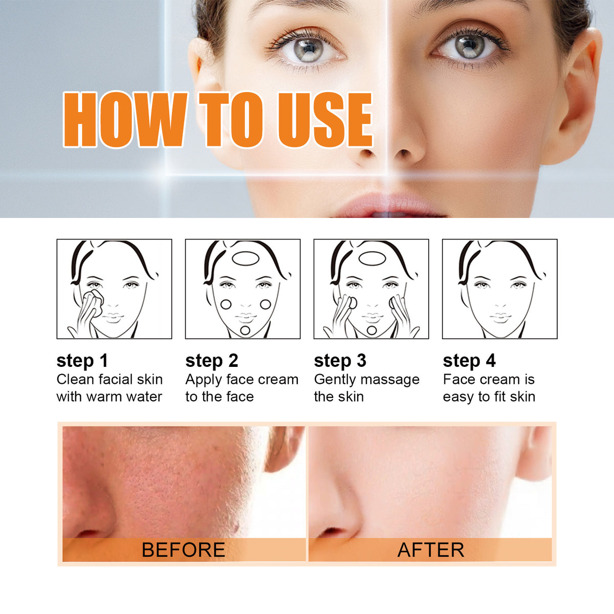 Creme Facial Hidratante e Iluminadora