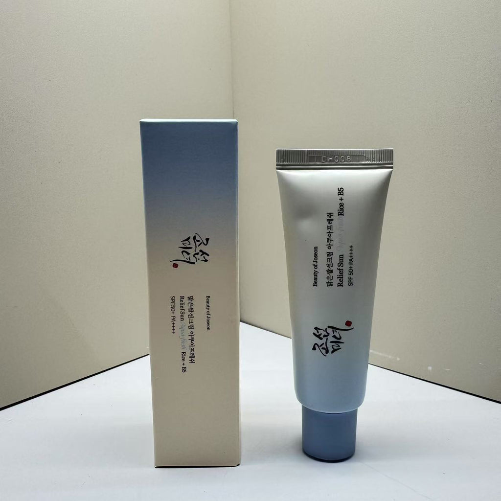 selection of toner and sunscreen products