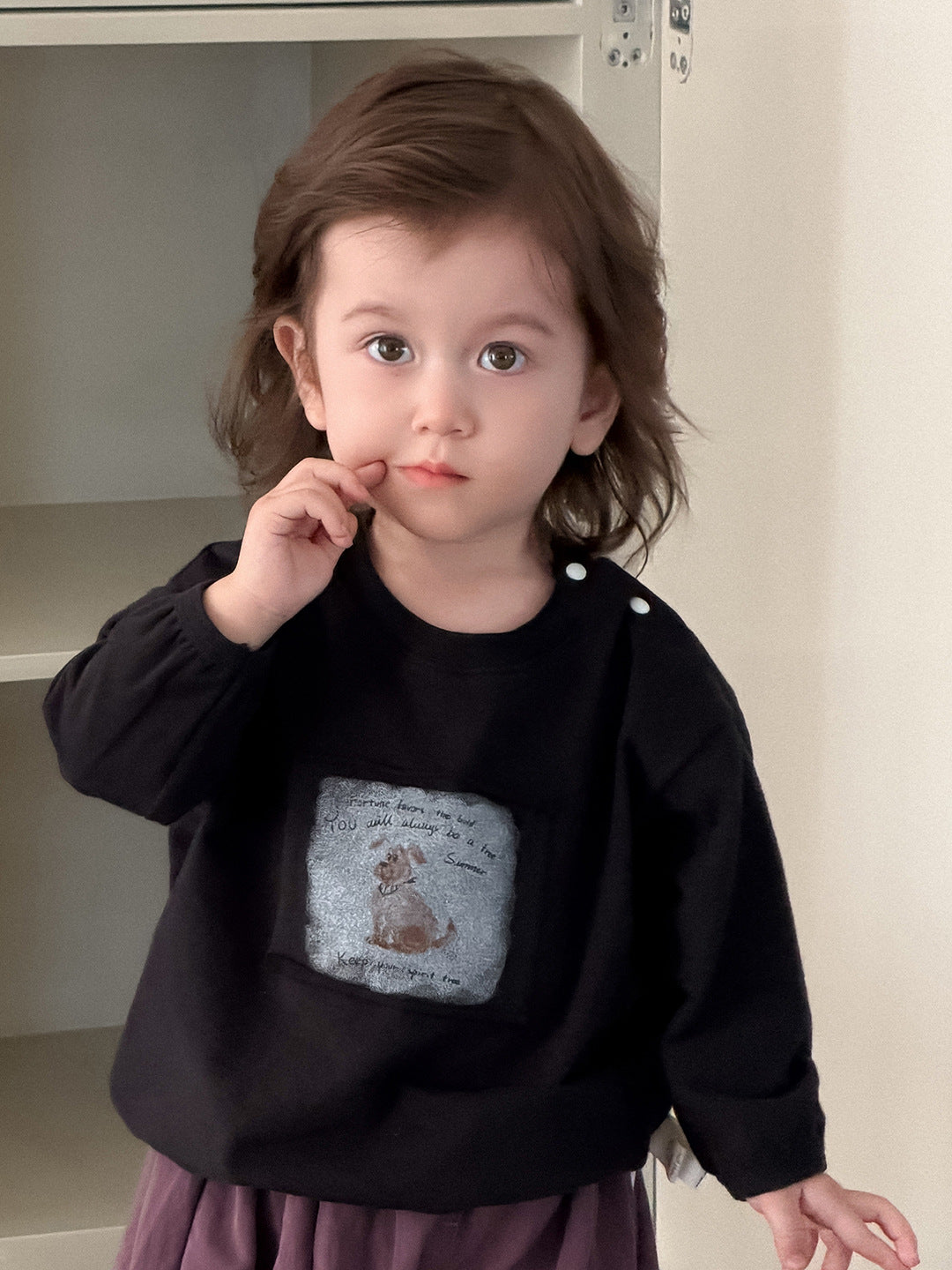 Kids Denim T-Shirt with Lantern Pants Set Children's Clothing for Boys