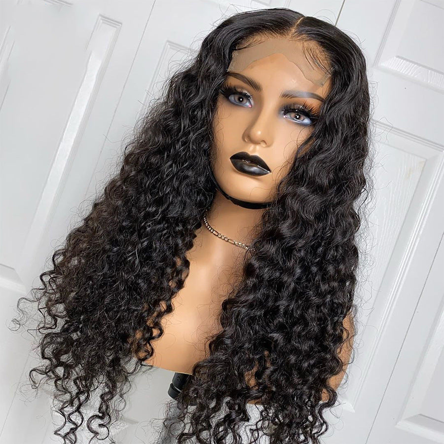 Human Hair With Small Curly Hair And Long Hair...