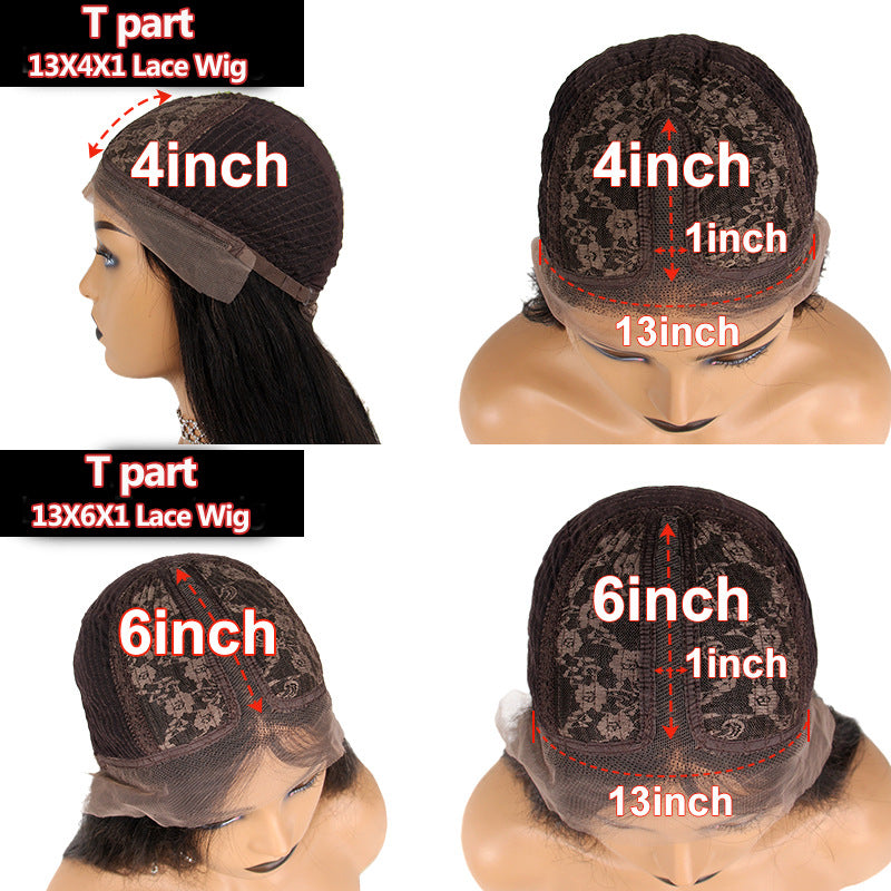Human Hair With Small Curly Hair And Long Hair...