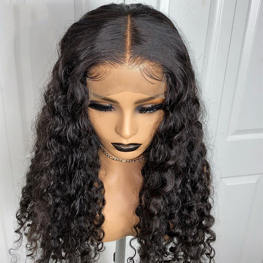 Human Hair With Small Curly Hair And Long Hair...