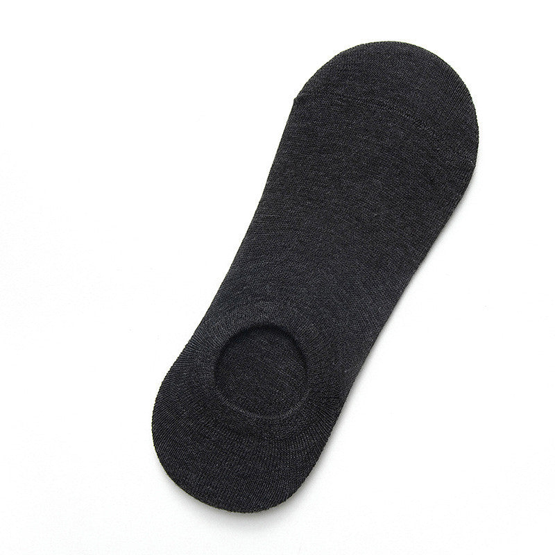 Socks Men And Women Solid Color Boat Socks Spring...