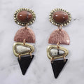 New za Indian Vintage Bracelets Jewelry Women Bohemian Ethnic Statement Charm Retro Resin Stone Bracelet Female