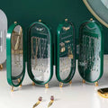 Jewelry storage box, earrings, necklaces, bracelets, boxes, household multifunctional foldable portable display racks