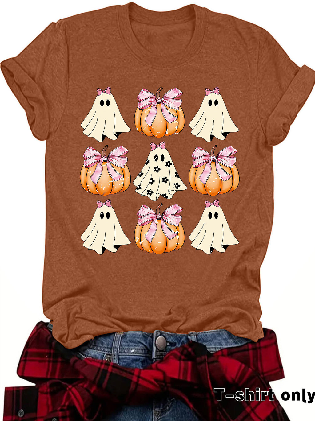 Funny Coquette Bow Pumpkin Spooky Season T-S