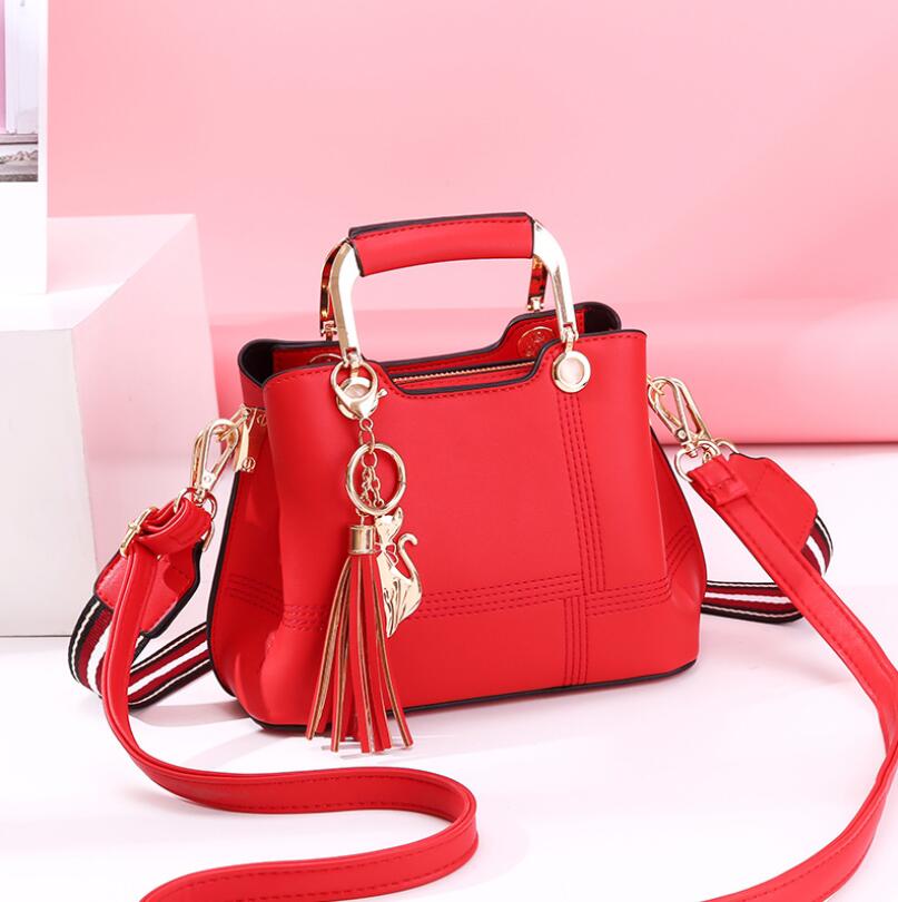 PU messenger crossbody bag