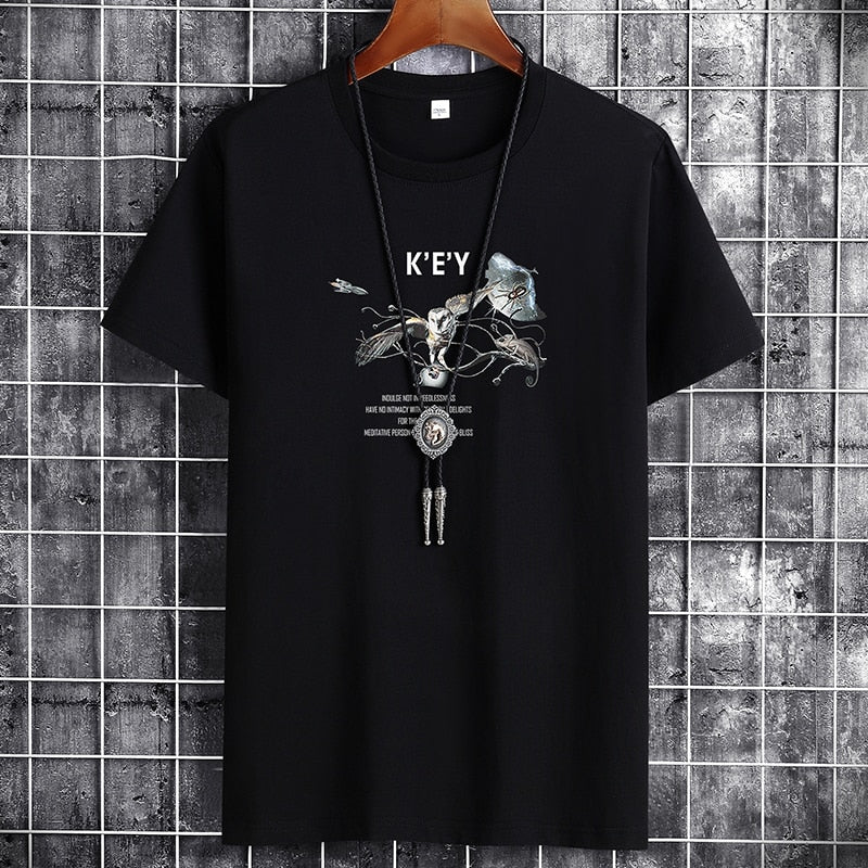 New T Shirt for Men Clothing Fashion Sport Hip Hop Tshirt Couple Clothes Gym T Shirts for Women Female S-6XL