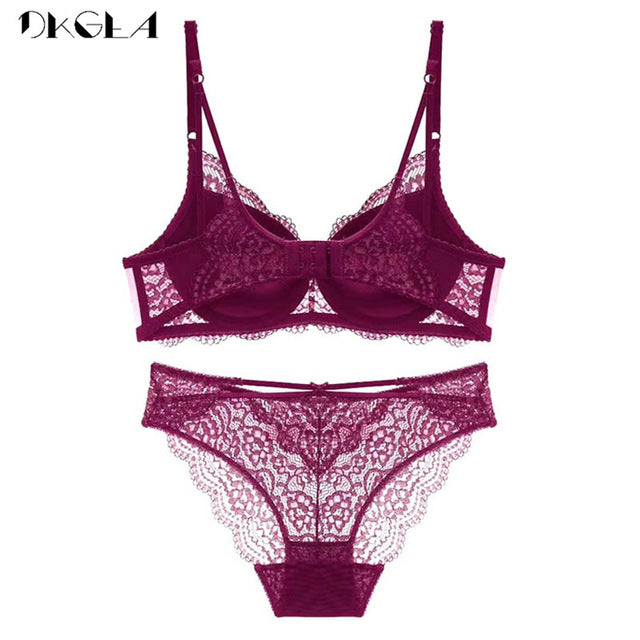 Ensemble Soutien‑Gorge Push‑Up & Culotte en Dentelle