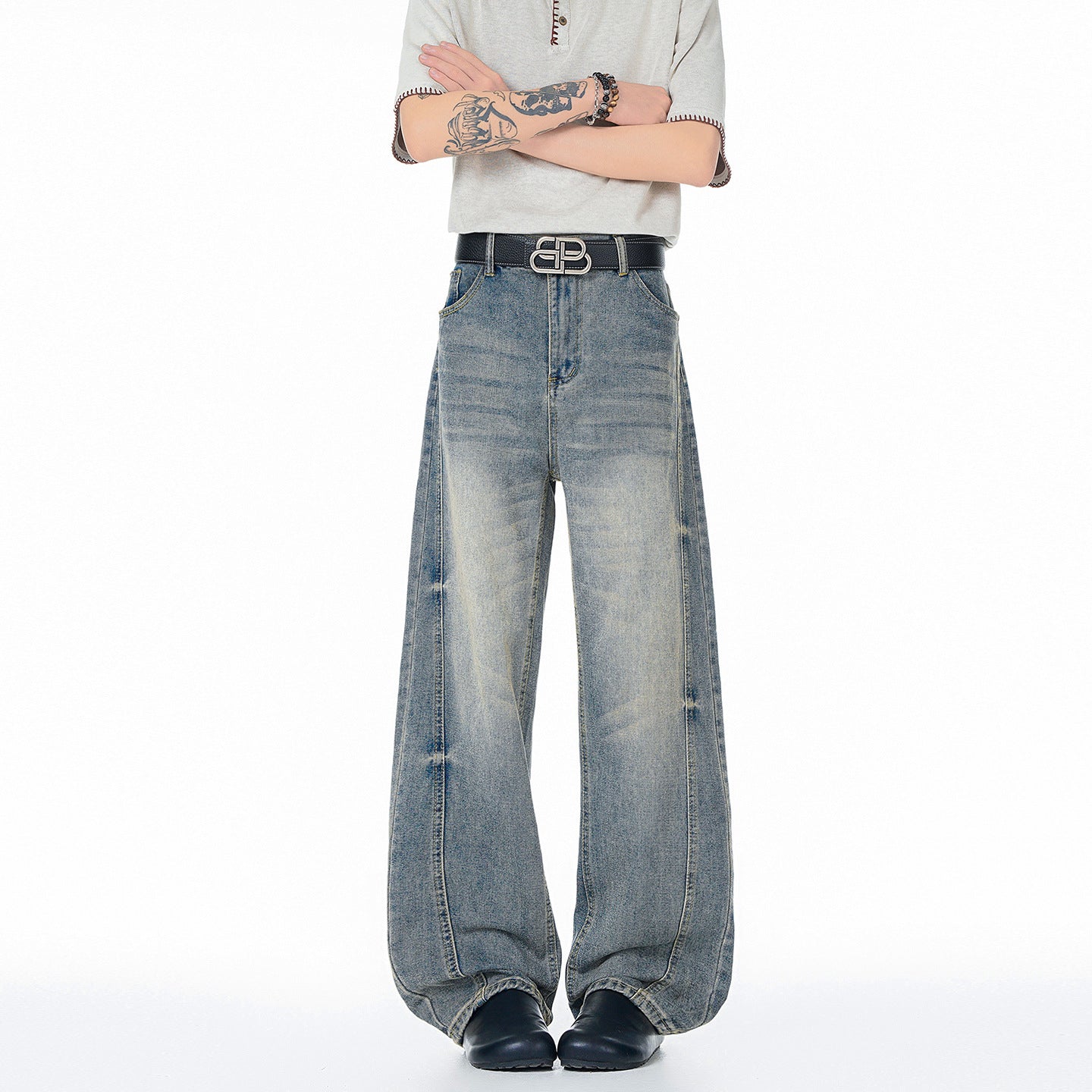 Wide Leg Jeans for Men.