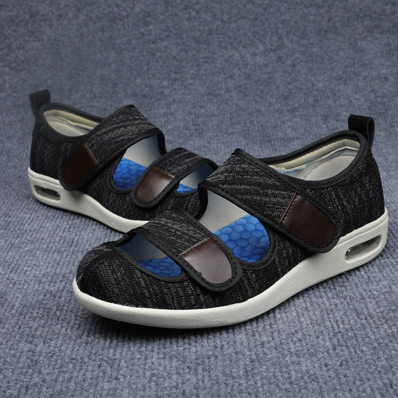 Sandals for elderly mothers, lightweight and adjustable Velcro for the