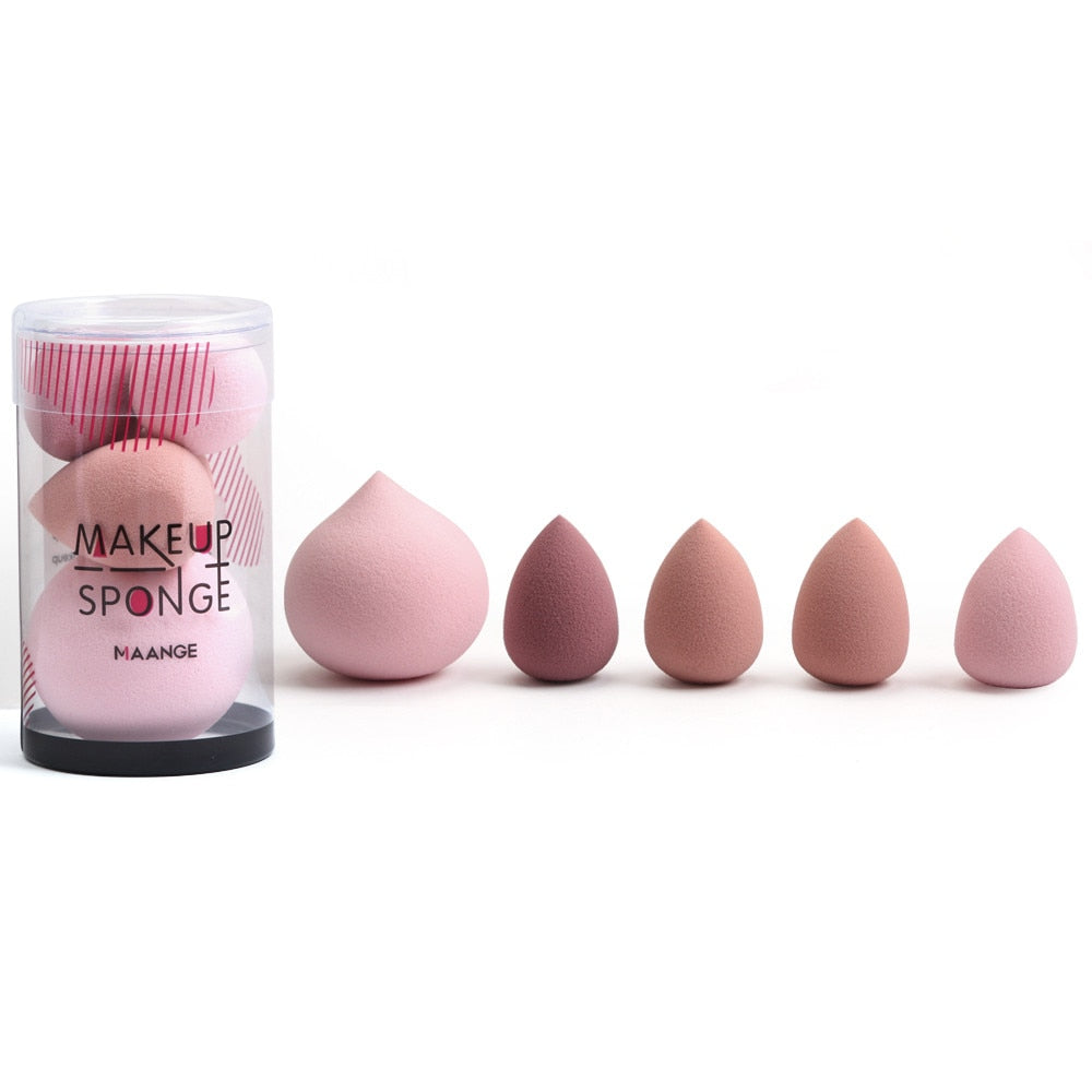 five mini makeup sponge blenders