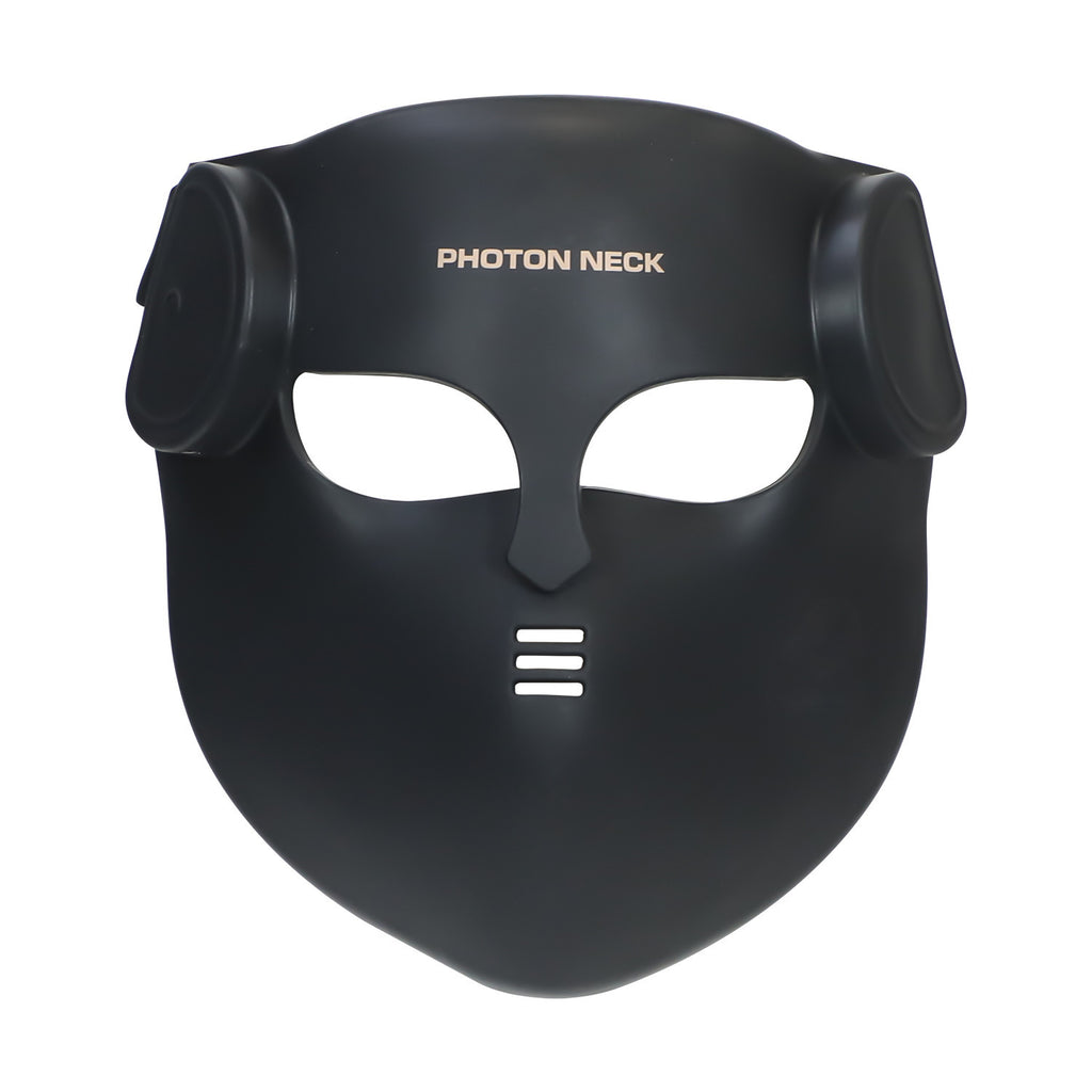LED silicone facial mask with remote and neck device
