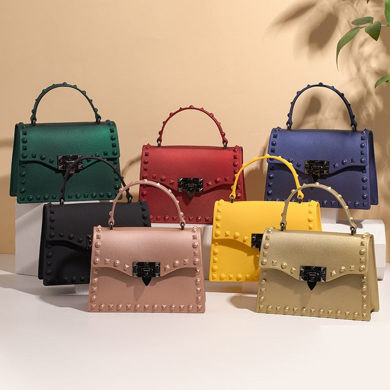 mini PVC jelly chain shoulder bag