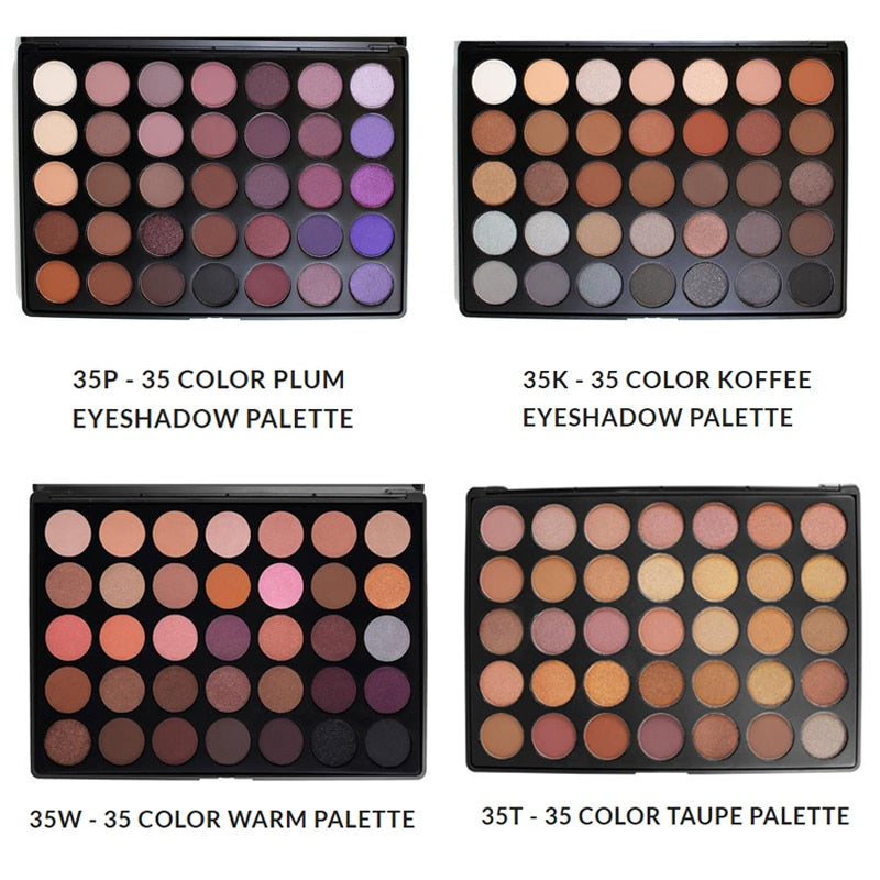 35-color eyeshadow palette open