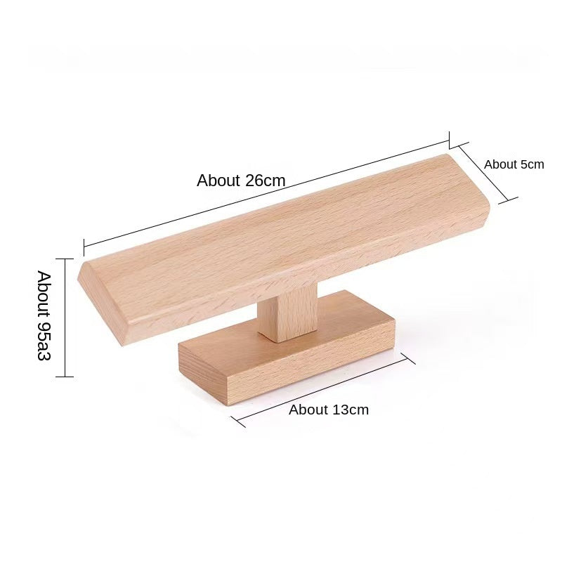 High-end Wooden Walnut Jewelry Display Rack for Watches, Bracelets, Necklaces and Accessories Storage