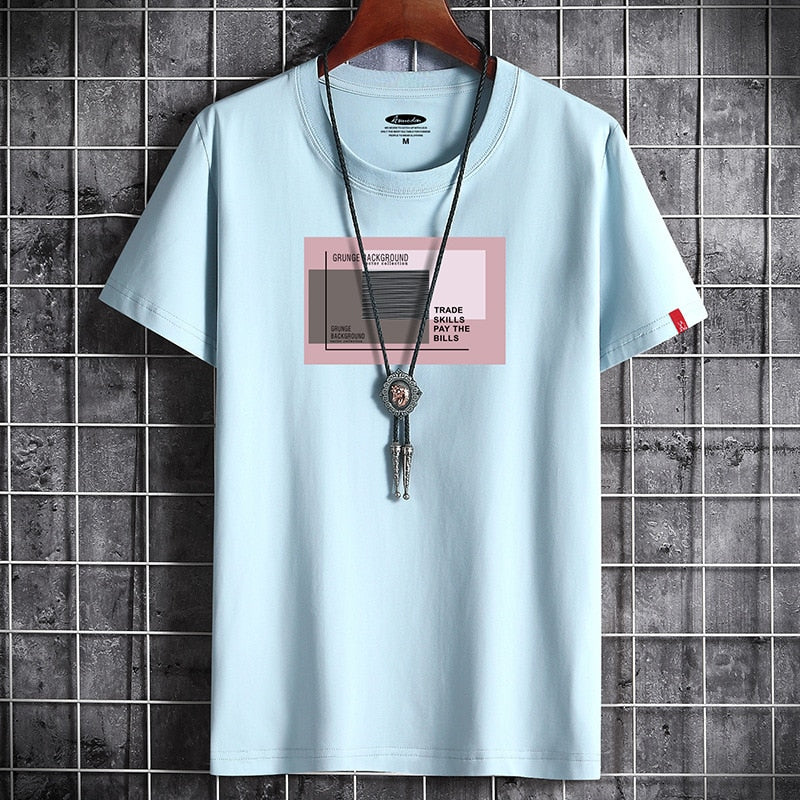 Black oversized O-neck fitness T-shirt