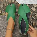 Round Toe Flats Sandals