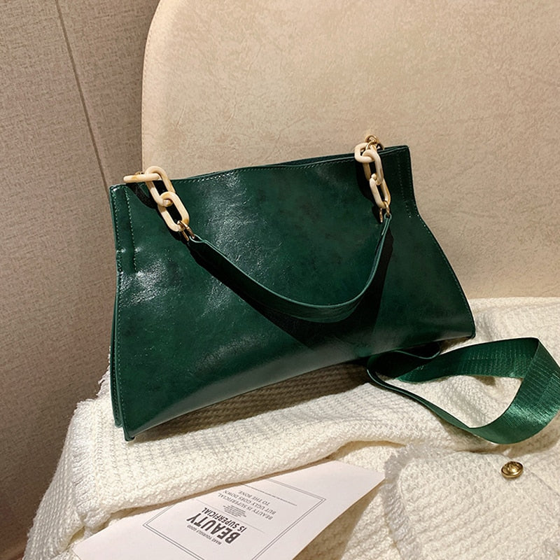 soft PU crossbody shoulder bag