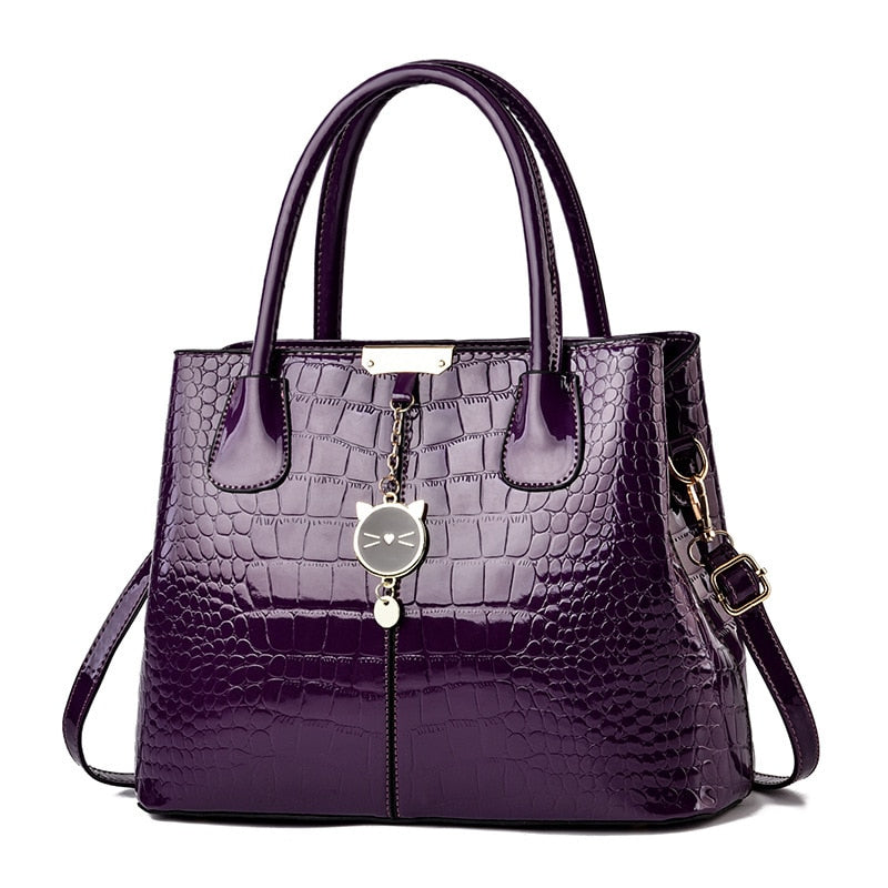 large soft leather-effect shoulder bag