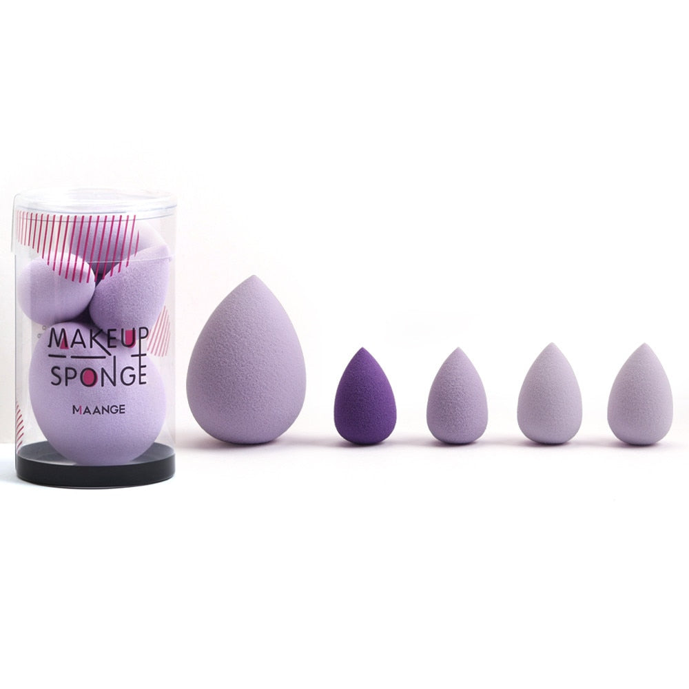 five mini makeup sponge blenders